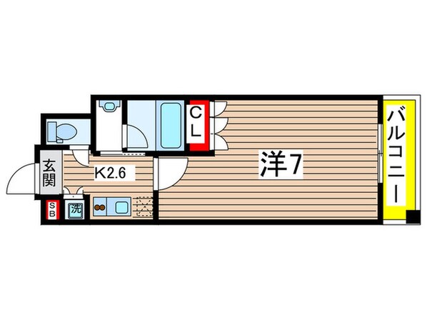 コンフォリア森下の物件間取画像